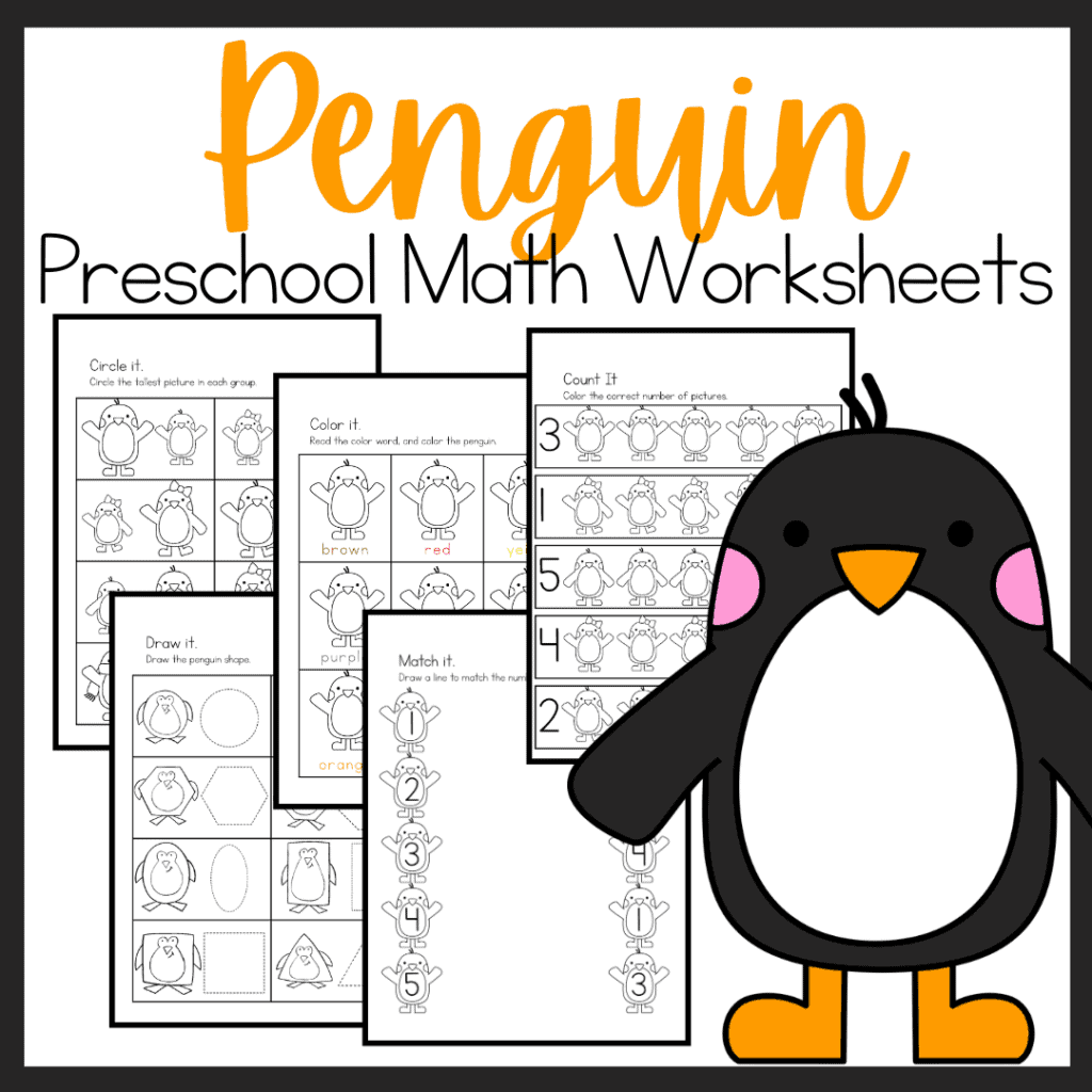 Free Printable Penguin Worksheets