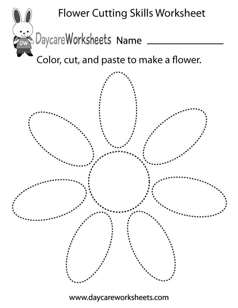 Cutting Skills Printable Worksheets