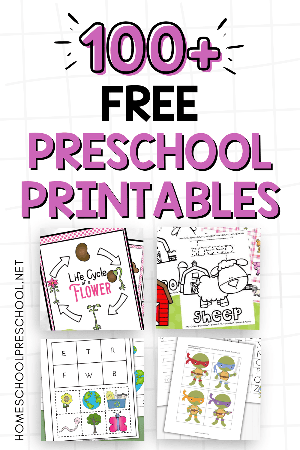 Pre K Free Printable Worksheets