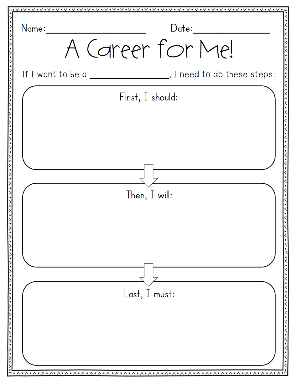 Free Printable Career Day Worksheets Worksheets Library