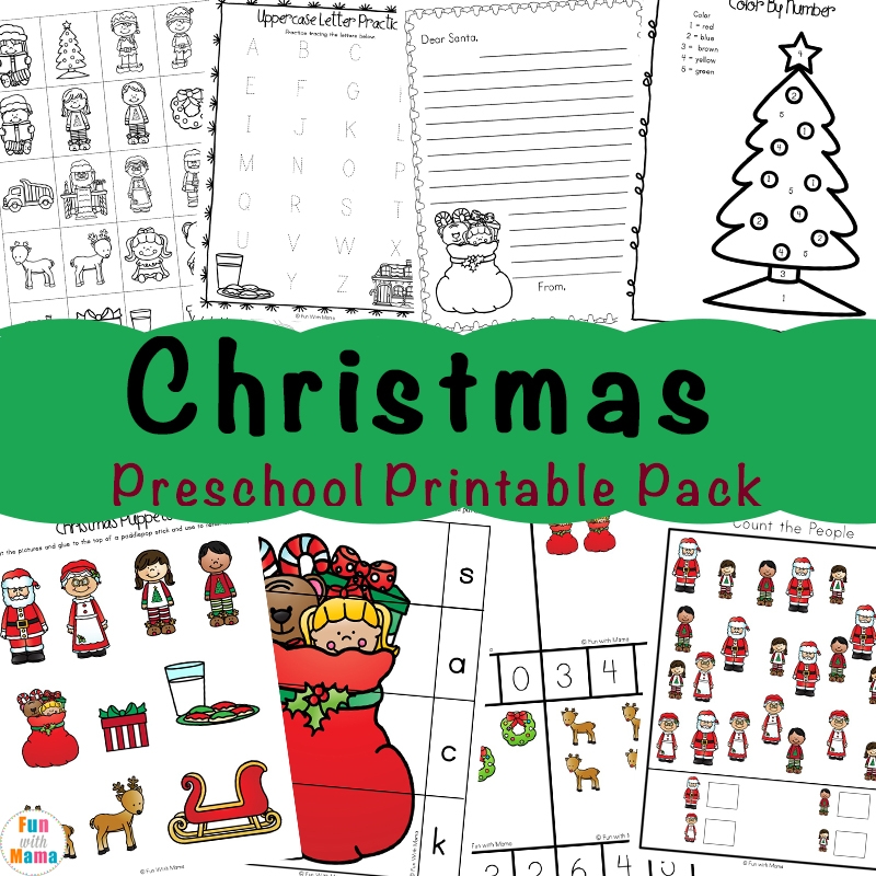 Free Printable Christmas Worksheets Fun With Mama