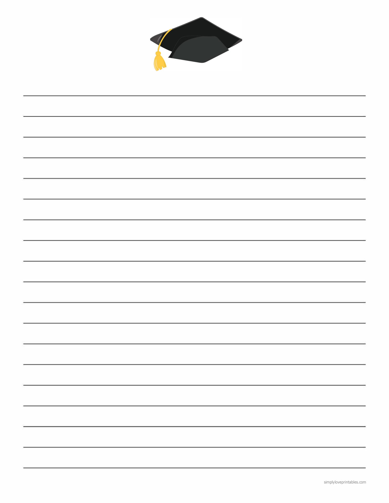 Free Printable Class Of 2020 Journal Pages Simply Love Printables