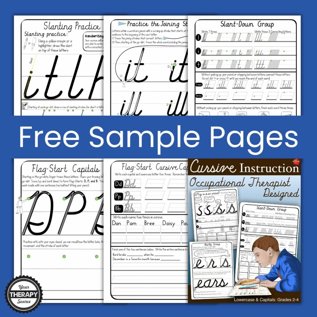 Printable Cursive Worksheets