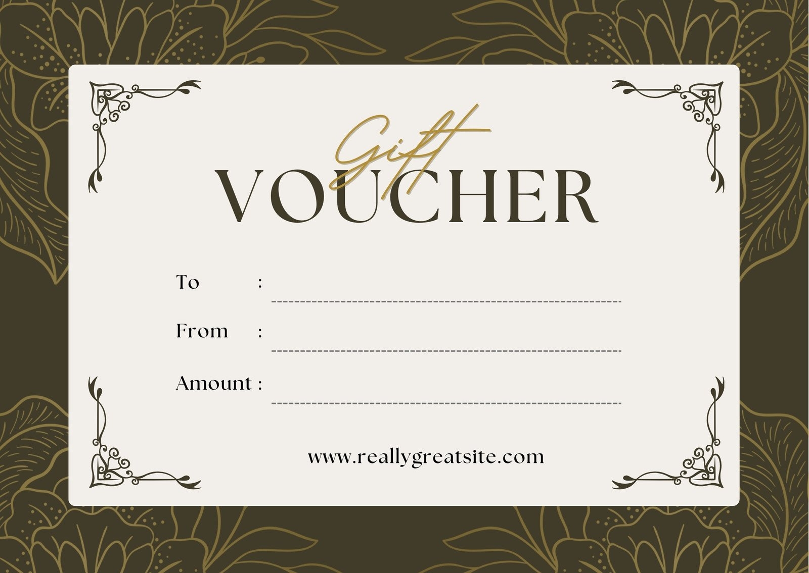 Free Printable Gift Certificate Templates To Customize Canva