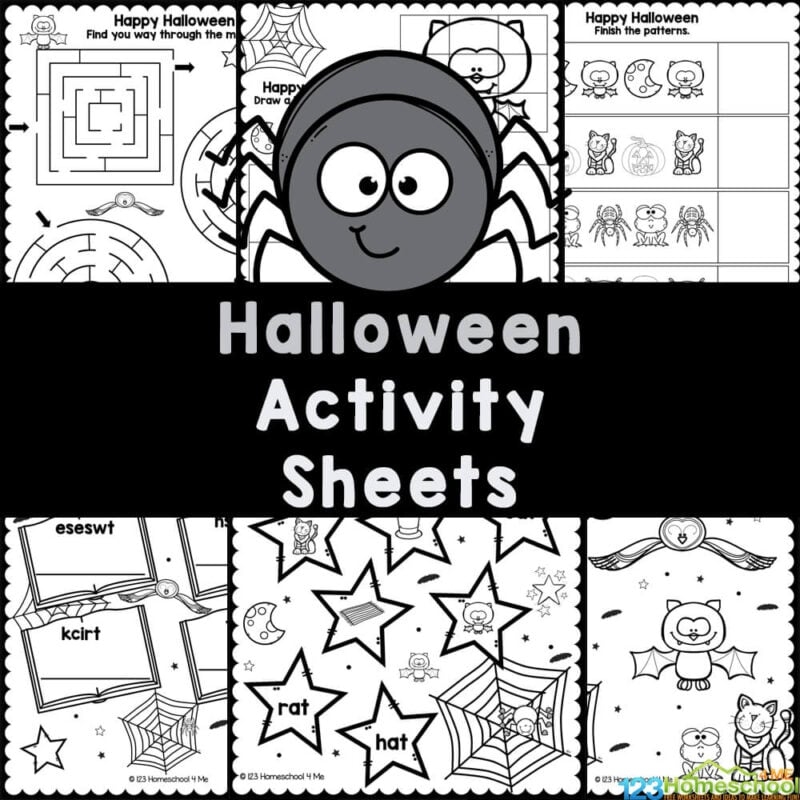 Halloween Activities Printable Worksheets