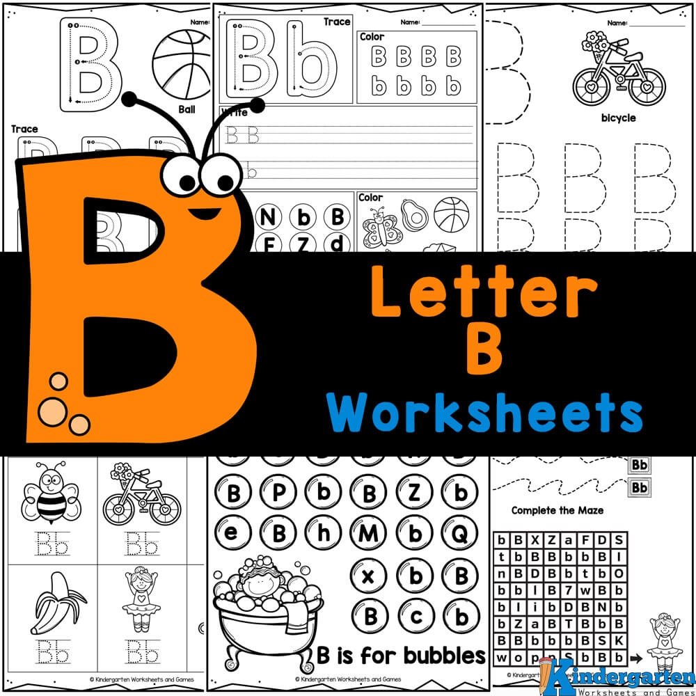 Free Printable Letter B Worksheets For Preschool