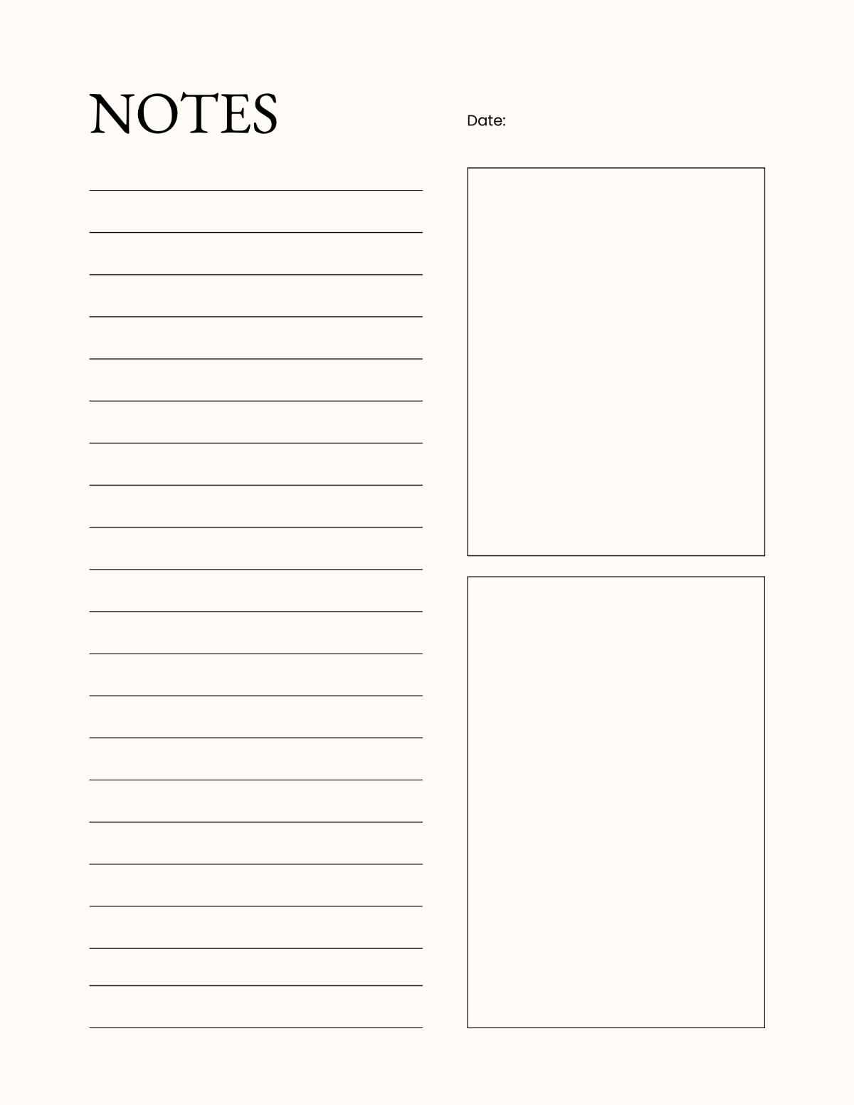 Free Printable Ruled Paper