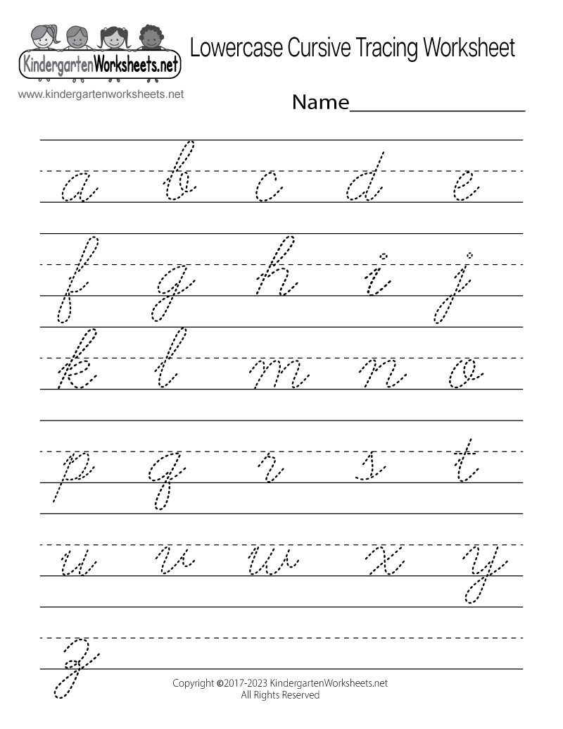Free Printable Handwriting Worksheets For Kindergarten