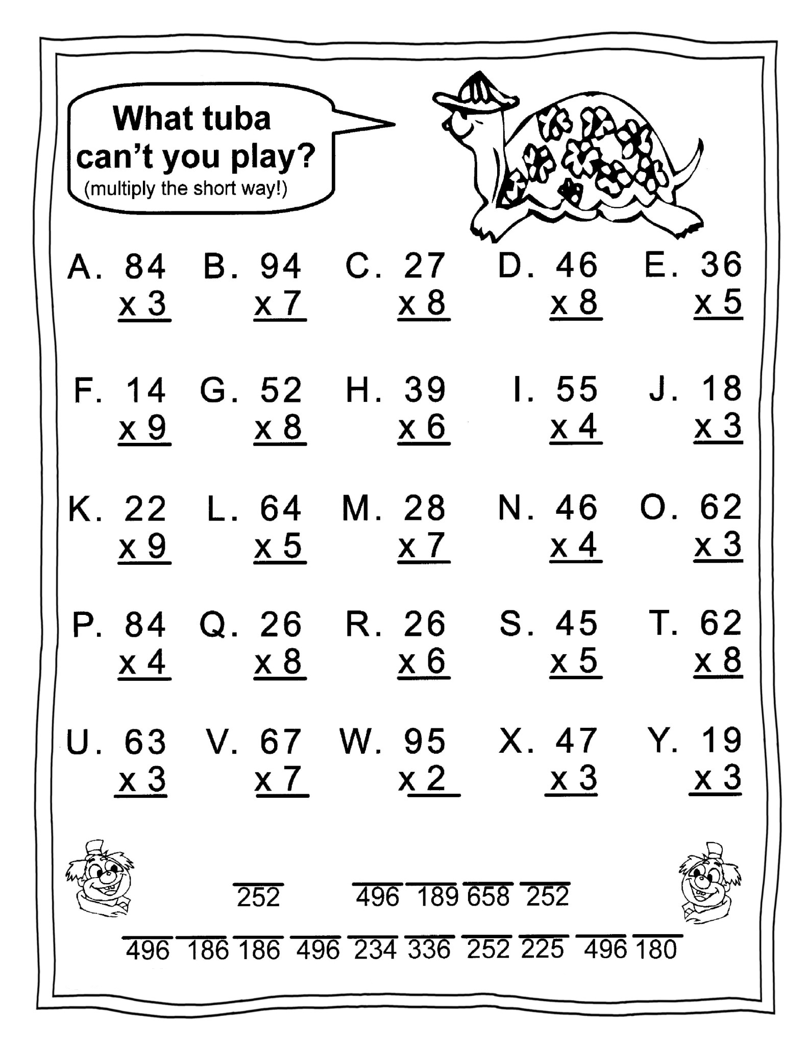 Free Printable Math Worksheets For 3Rd Grade Our Practice Worksheets Library