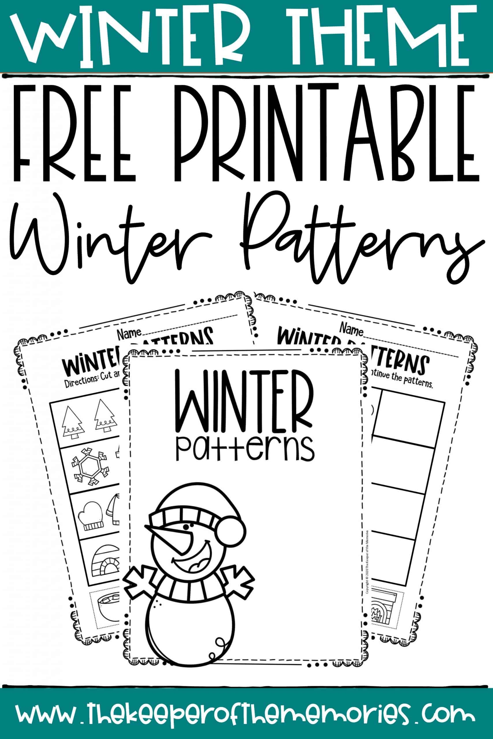 Free Printable Winter Worksheets