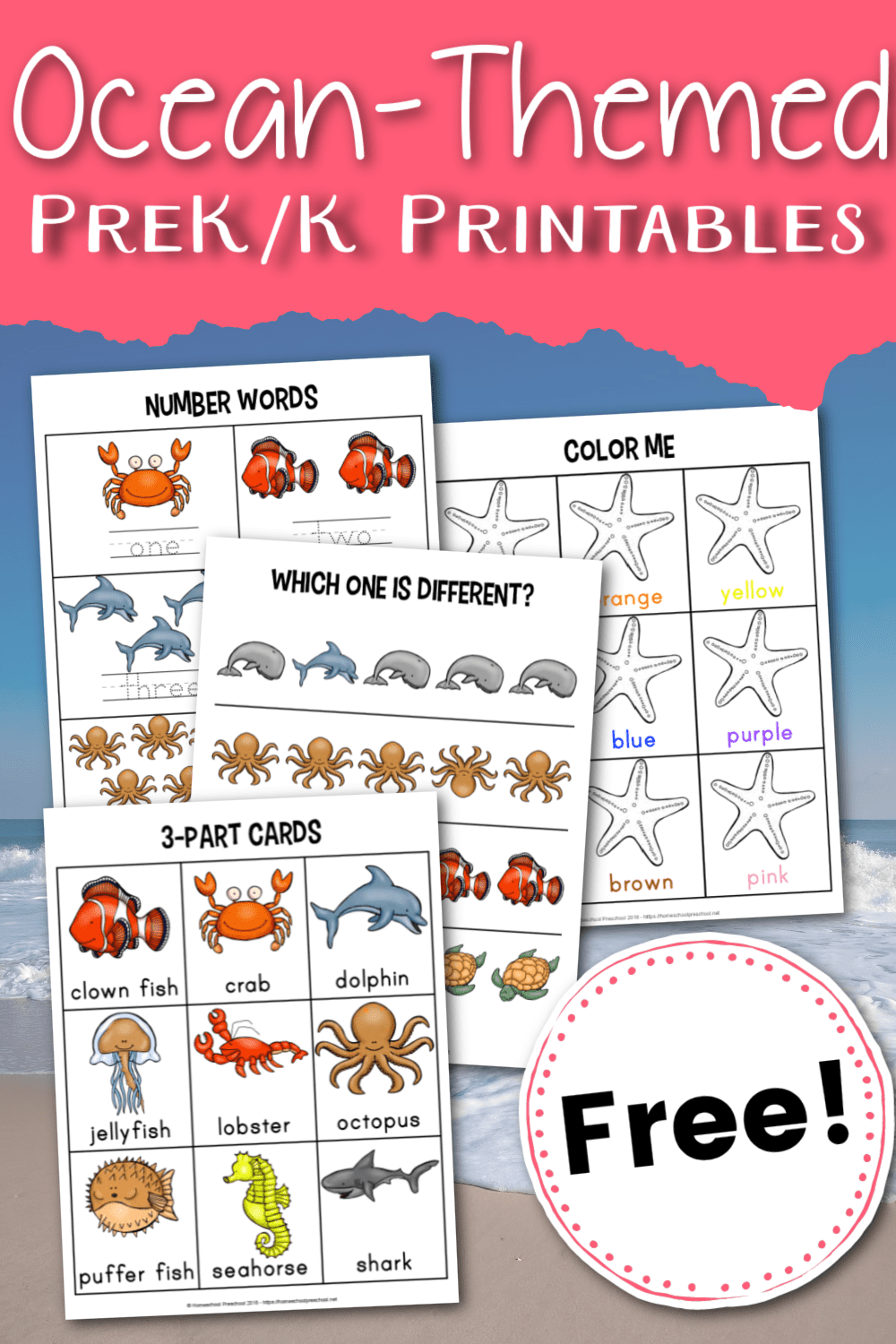 Free Pre K Printable Worksheets