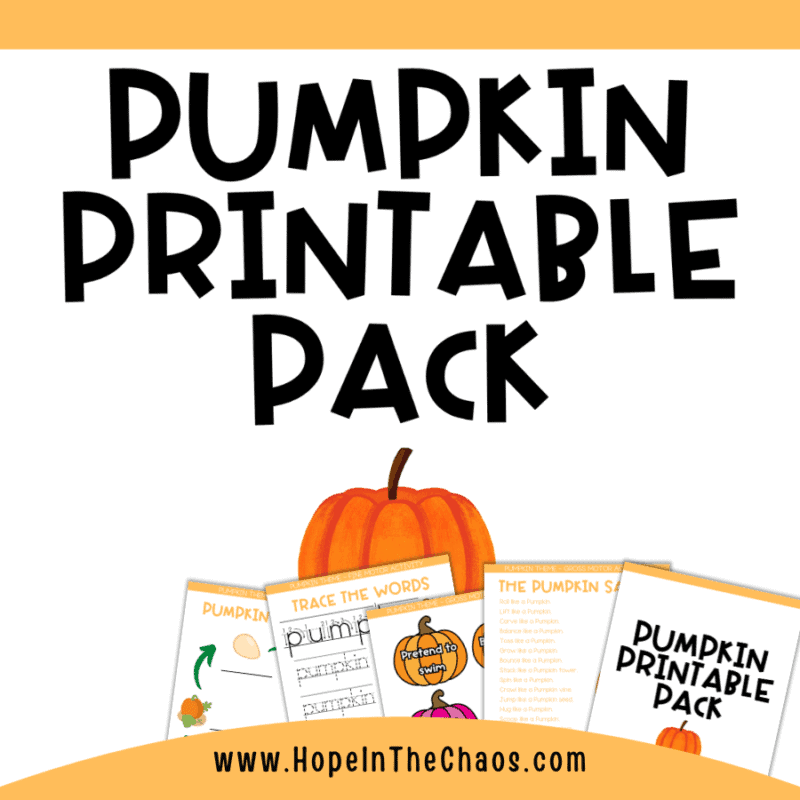 Free Pumpkin Worksheets Printable