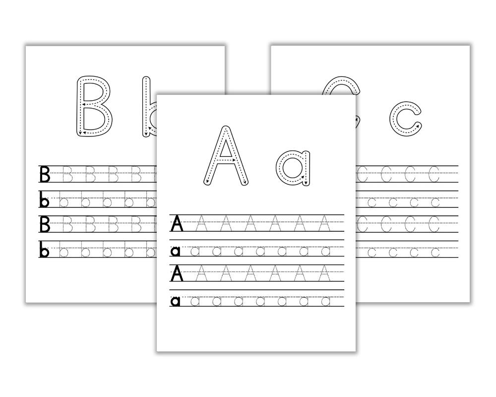 Free Printable Uppercase Lowercase Letters Worksheets The Craft at Home Family