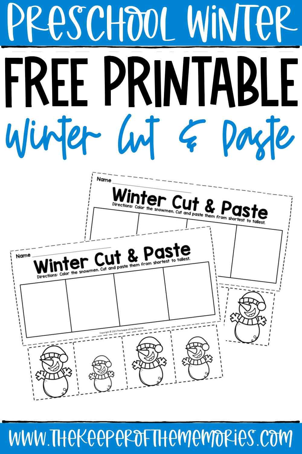 Cut And Paste Printable Worksheets