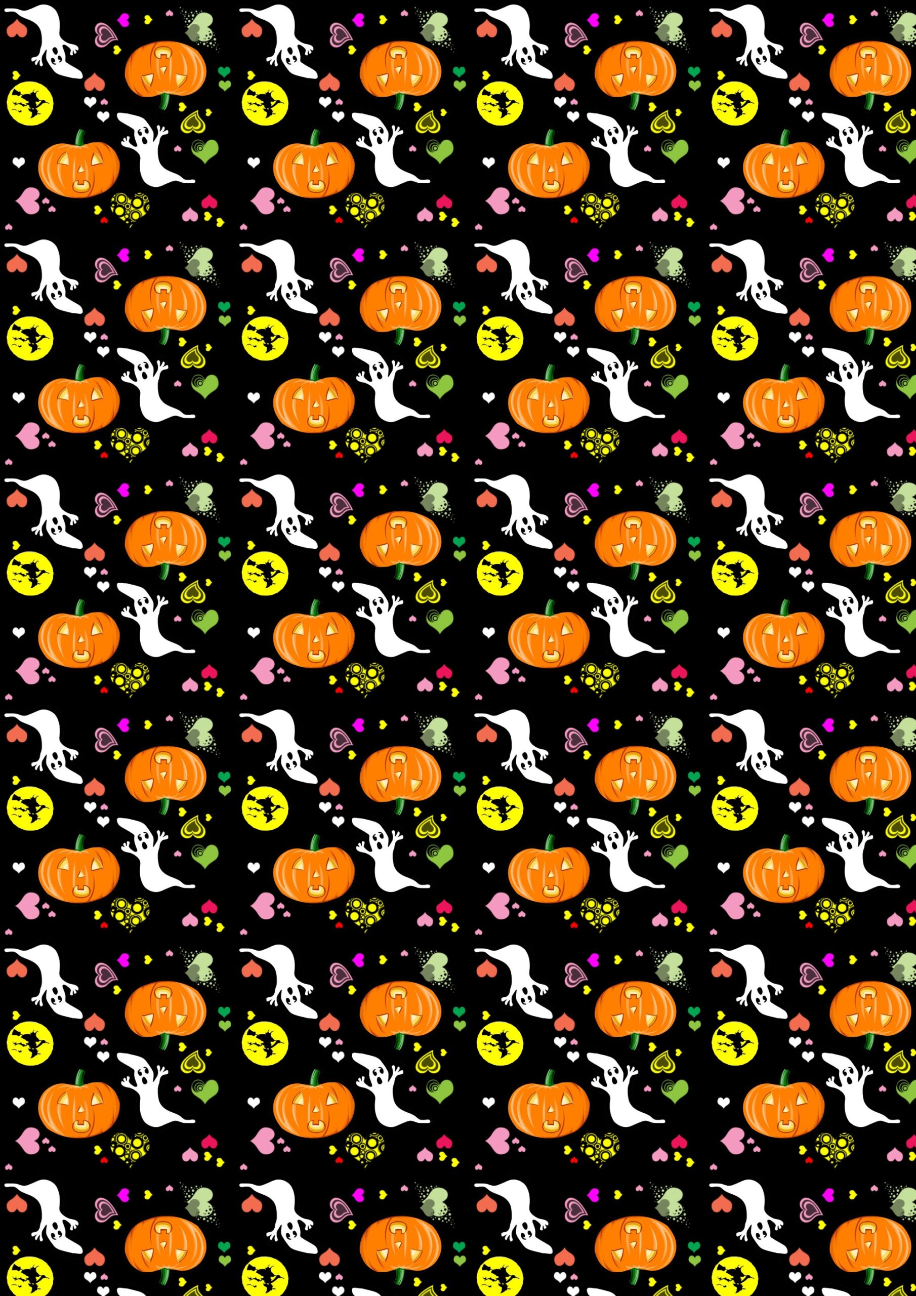 Free Scrapbook Paper Halloween Hearts Large Rooftop Post Printables