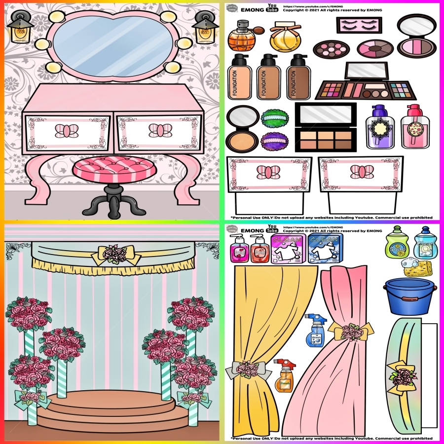 Paper Dollhouse Printable