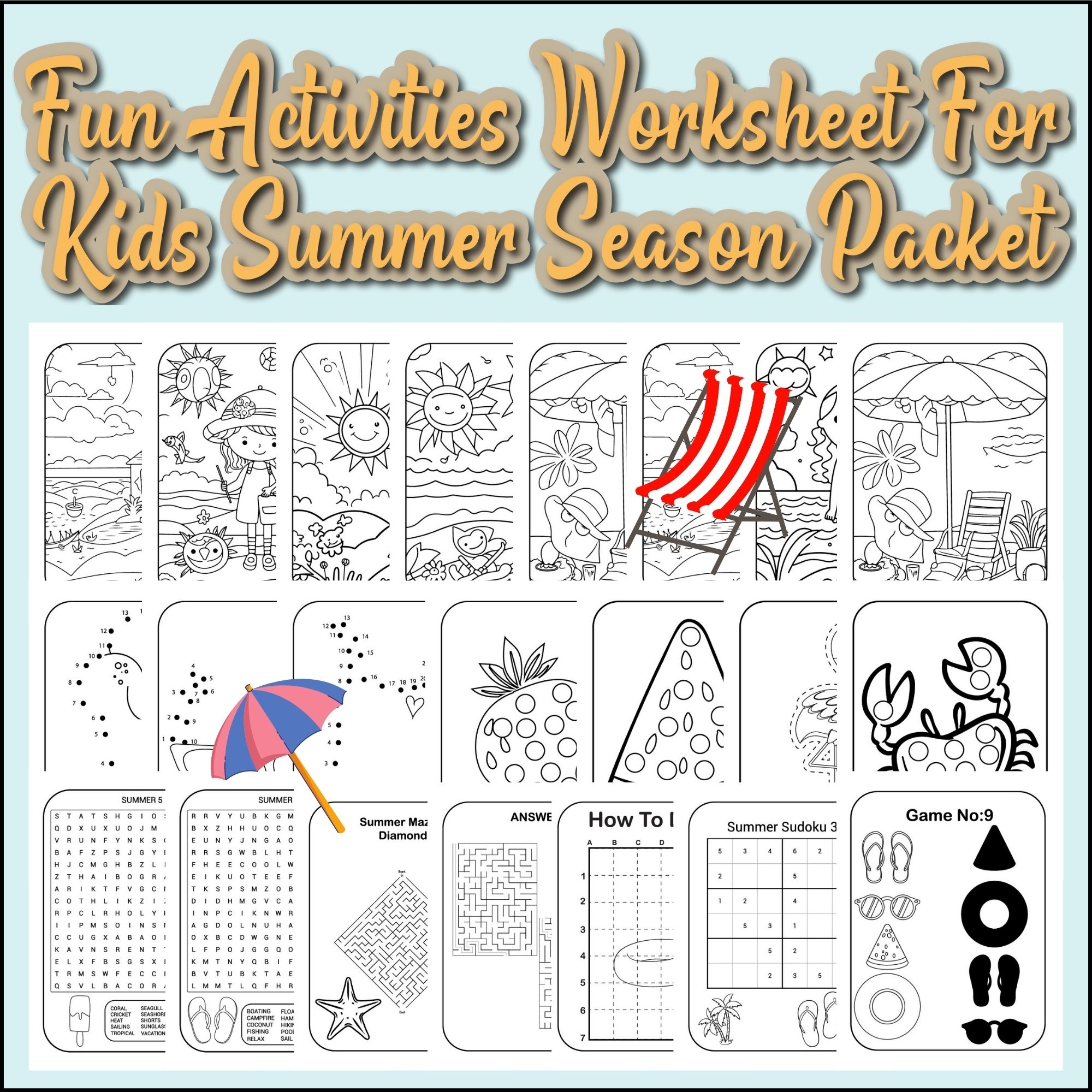 Fun Printable Worksheets