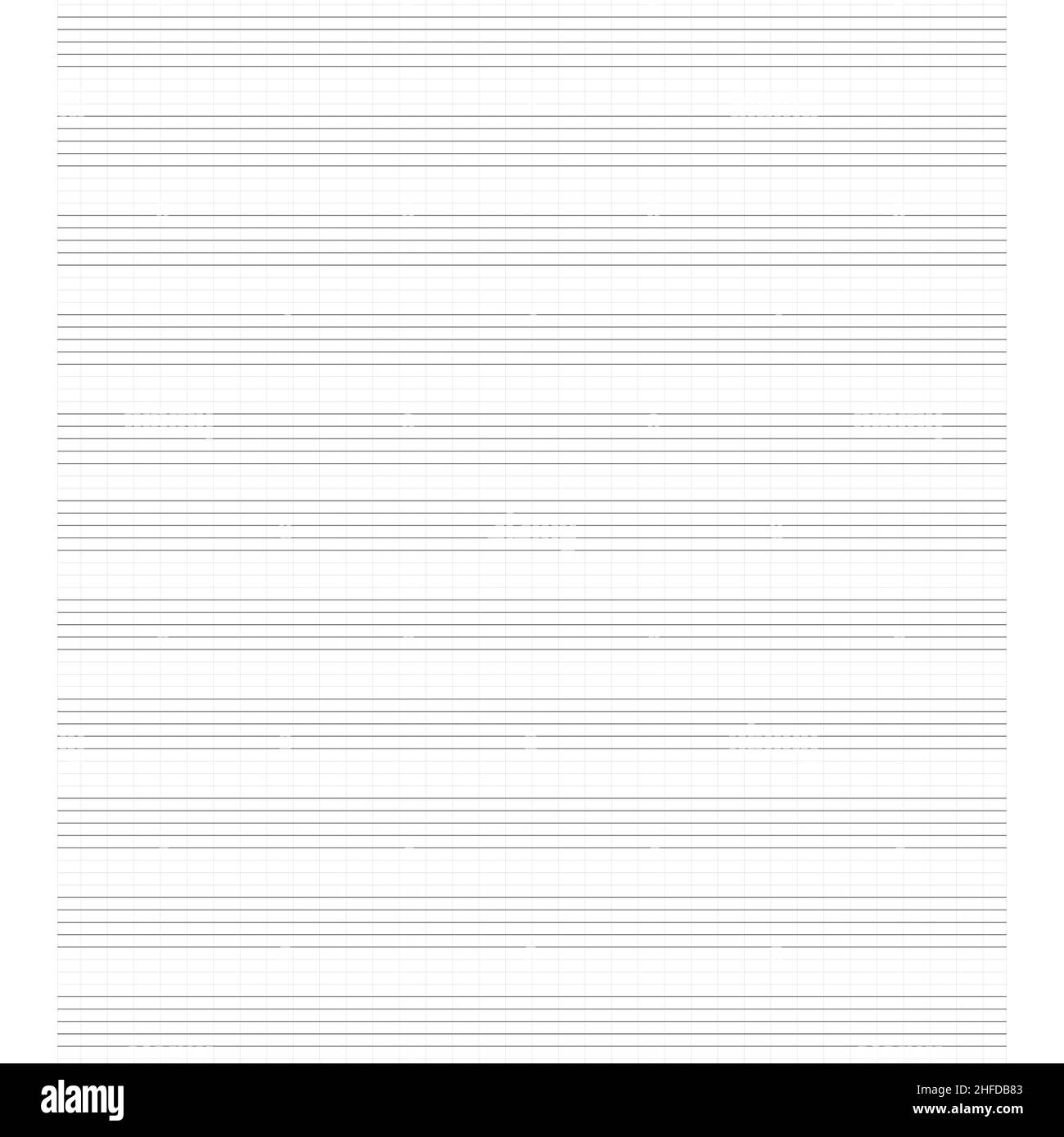 Graph Paper Printable Grid Paper With Stave On A White Background A Blank Music Sheet Paper With Staff Geometric Pattern For Composition Education Stock Vector Image Art Alamy