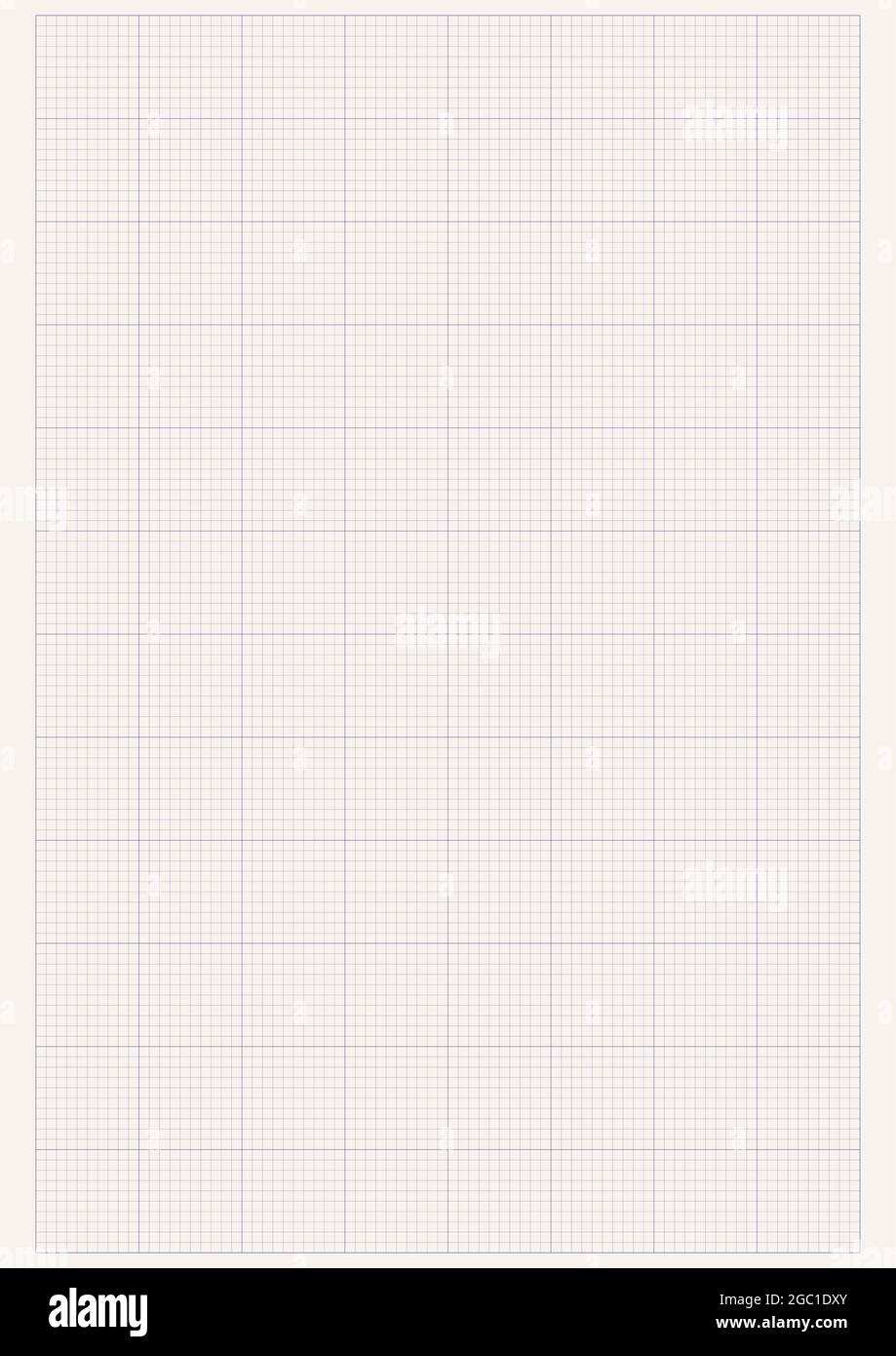 Graph Paper Printable Millimeter Grid Paper With Color Lines Geometric Pattern For School Technical Engineering Line Scale Measurement Realistic Stock Vector Image Art Alamy