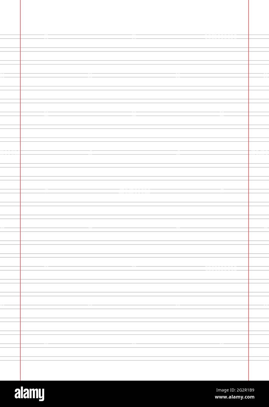 Graph Paper Printable Striped Grid Paper With Color Horizontal Lines Geometric Pattern For School Textures Notebook Diary Lined Paper Blank Size Stock Vector Image Art Alamy