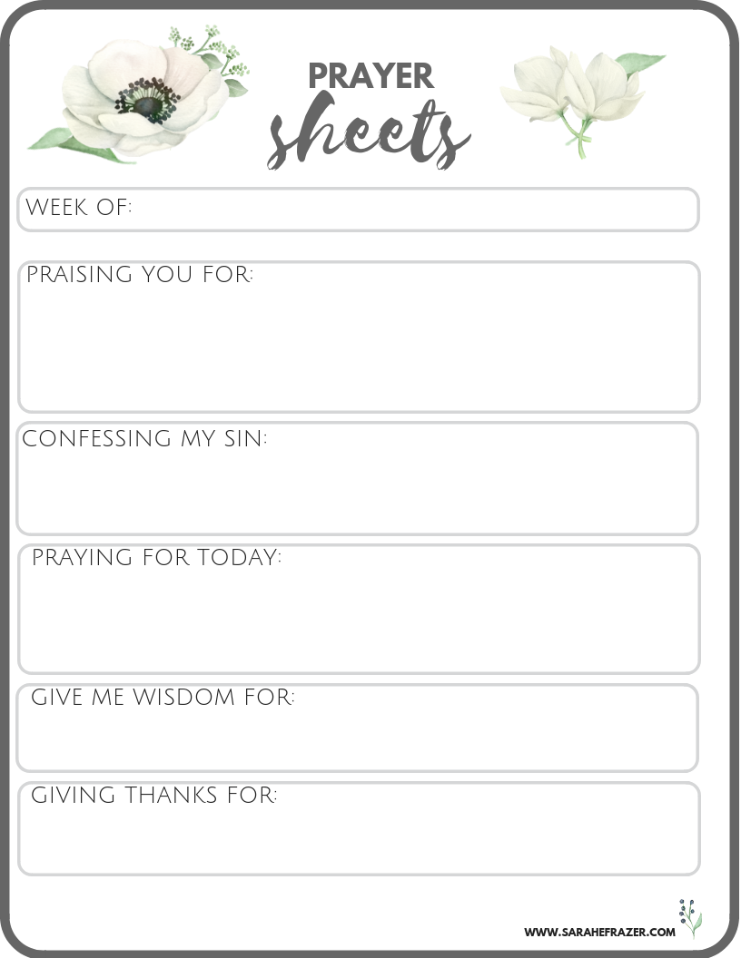 Grow Your Prayer Life Workbook Sarah E Frazer