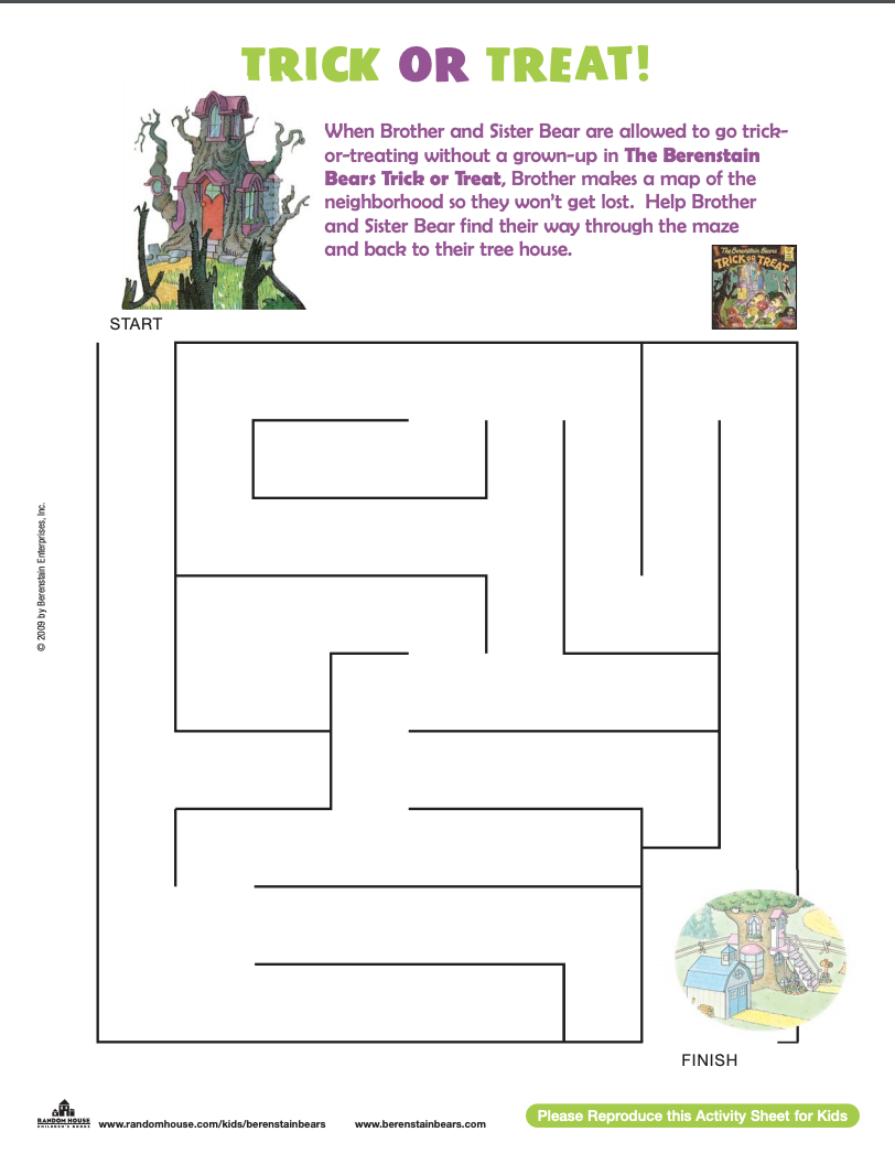 Halloween Printable Worksheets