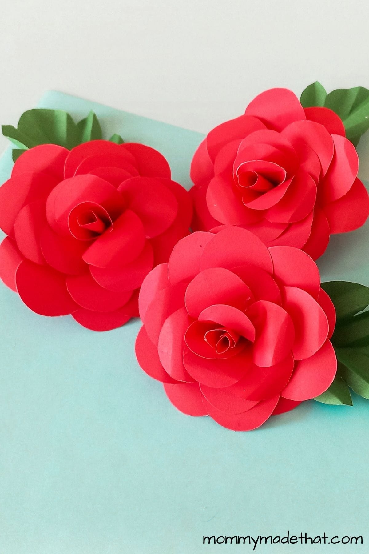Printable Paper Rose Template