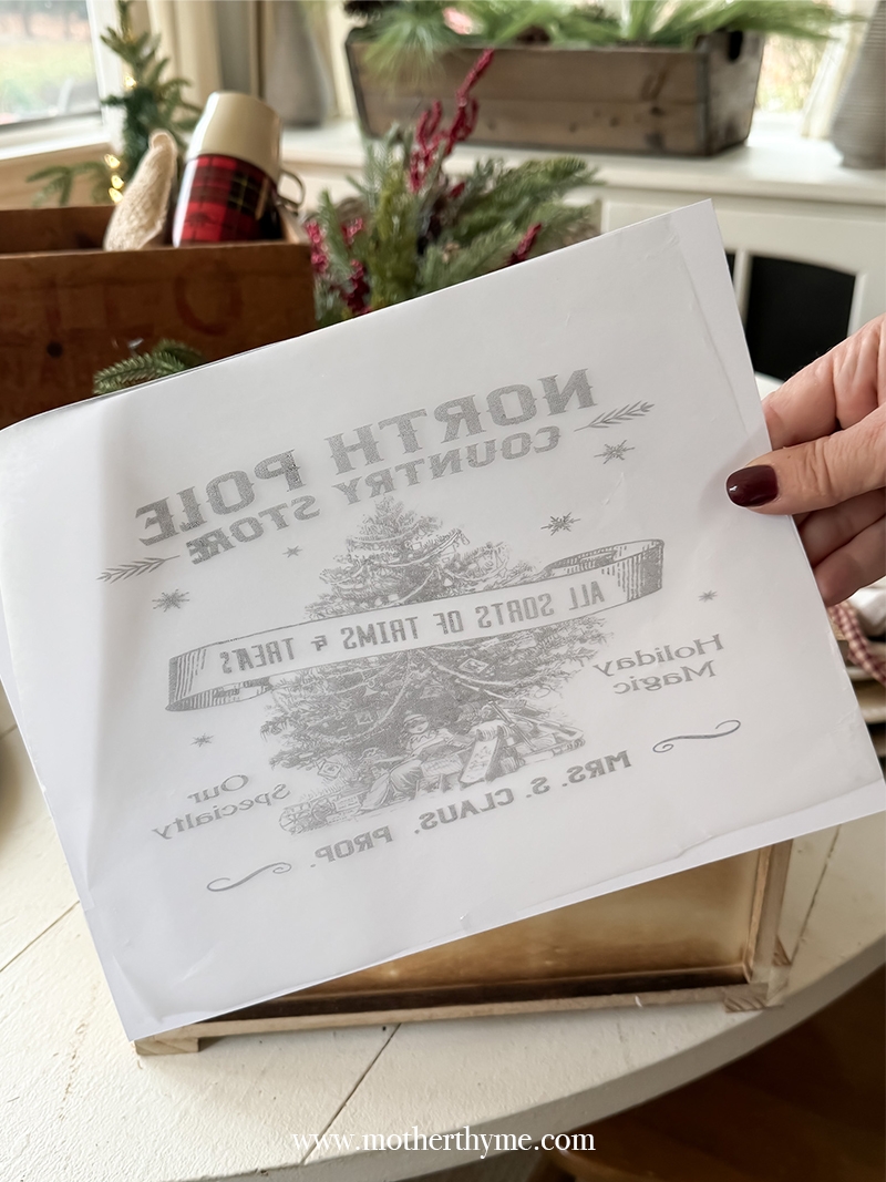 How To Make An Image Transfer Using Wax Paper Mother Thyme