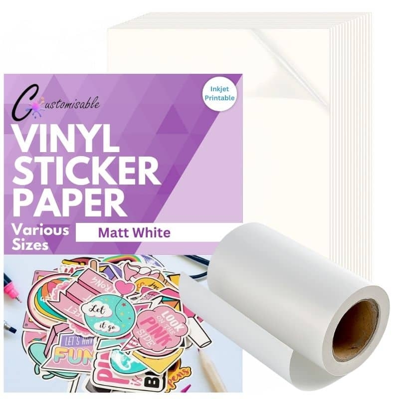 Printable Vinyl Sticker Paper