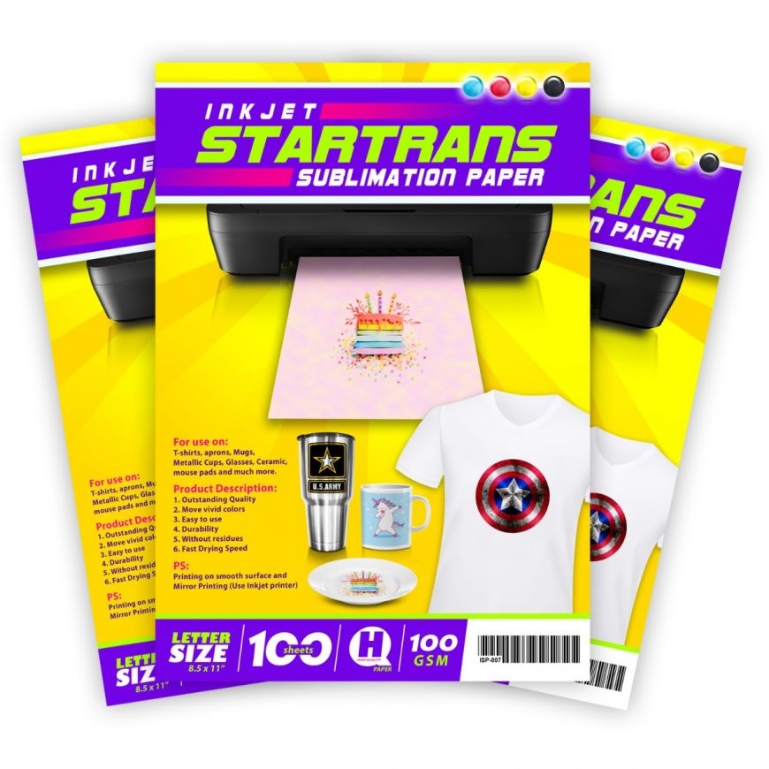 Inkjet Sublimation Paper A4 High Quality Transfer Paper For Vibrant Sublimation Printing