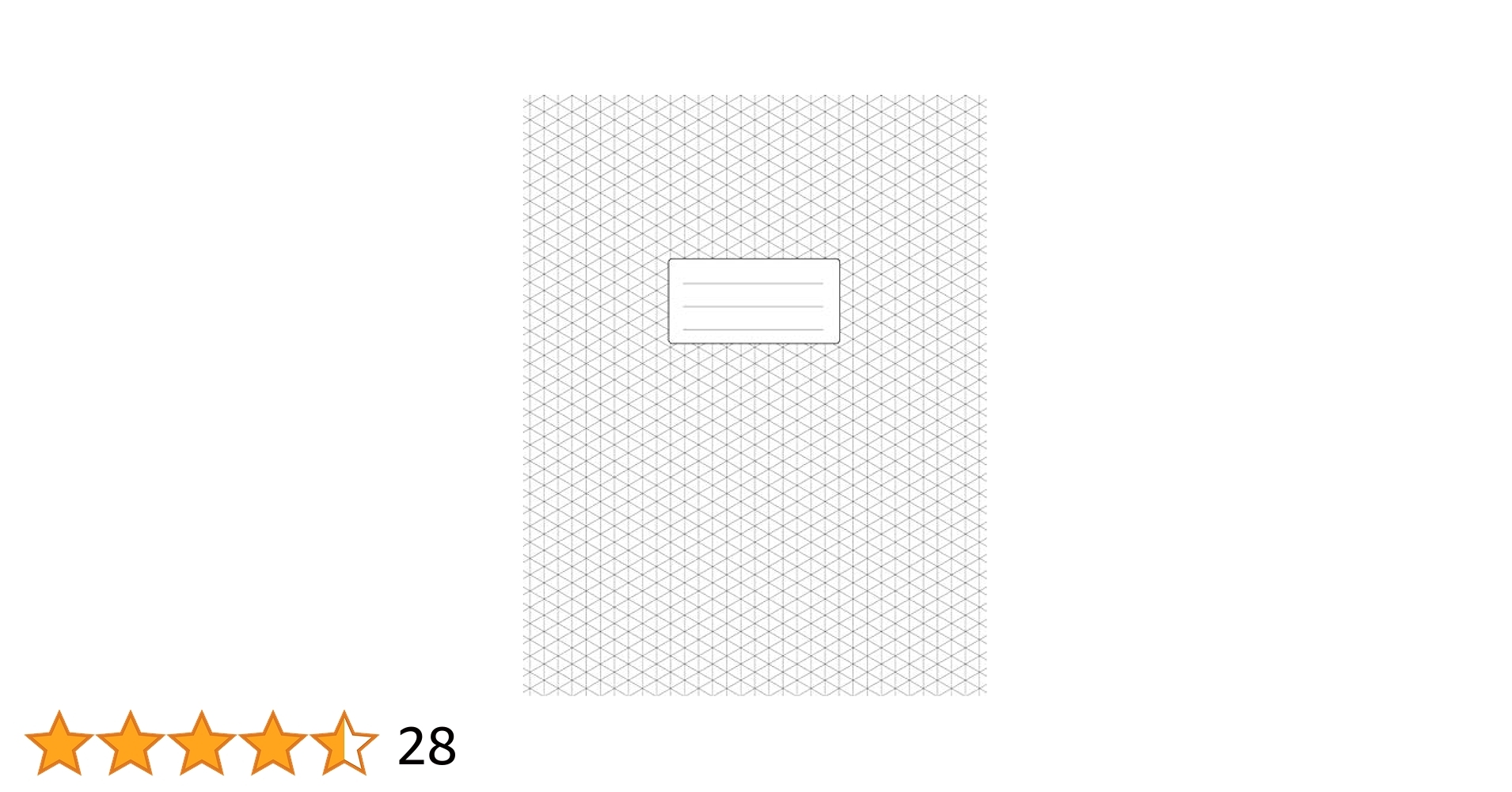 Isometric Graph Paper Notebook Large Pad 8 5x11 110 Pages Subtle Light Grey Grid 1 4 Inch Equilateral Triangle Softcover Book For 3D Design Technical Drawing Artwork Isometric Paper Print Amazon de Books