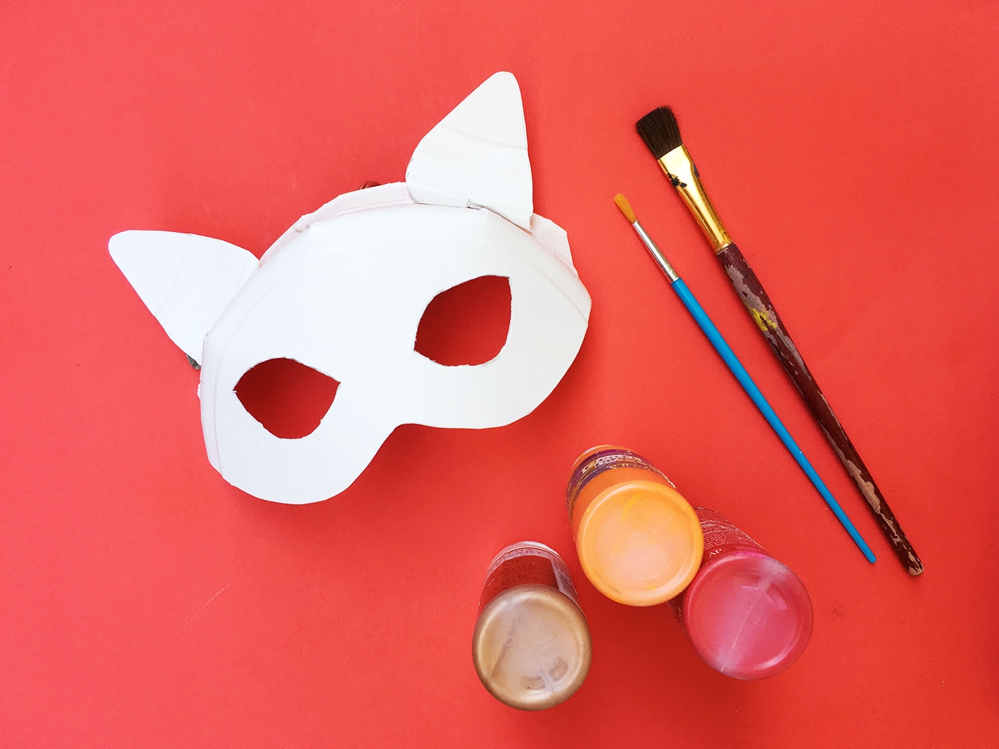 Kids Halloween Costume DIY Paper Plate Mask Creating Creatives