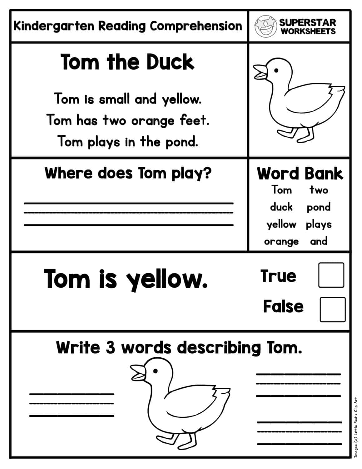 Free Printable Reading Worksheets