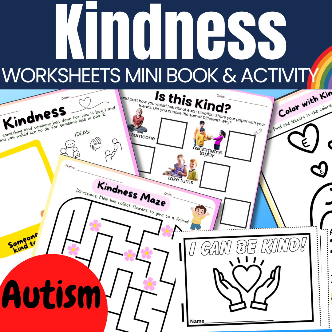 Kindness Worksheets Activities For Autism Social Skills Made By Teachers