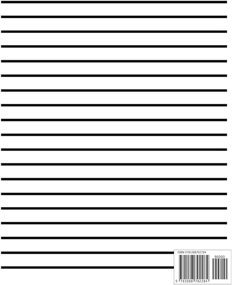 Low Vision Notebook Dark Lined Paper For Vision Impairment Softcover Big Thick Lines Large Pages Easy To Write In Perfect For School Or Work Journals Low Vision Amazon de Books