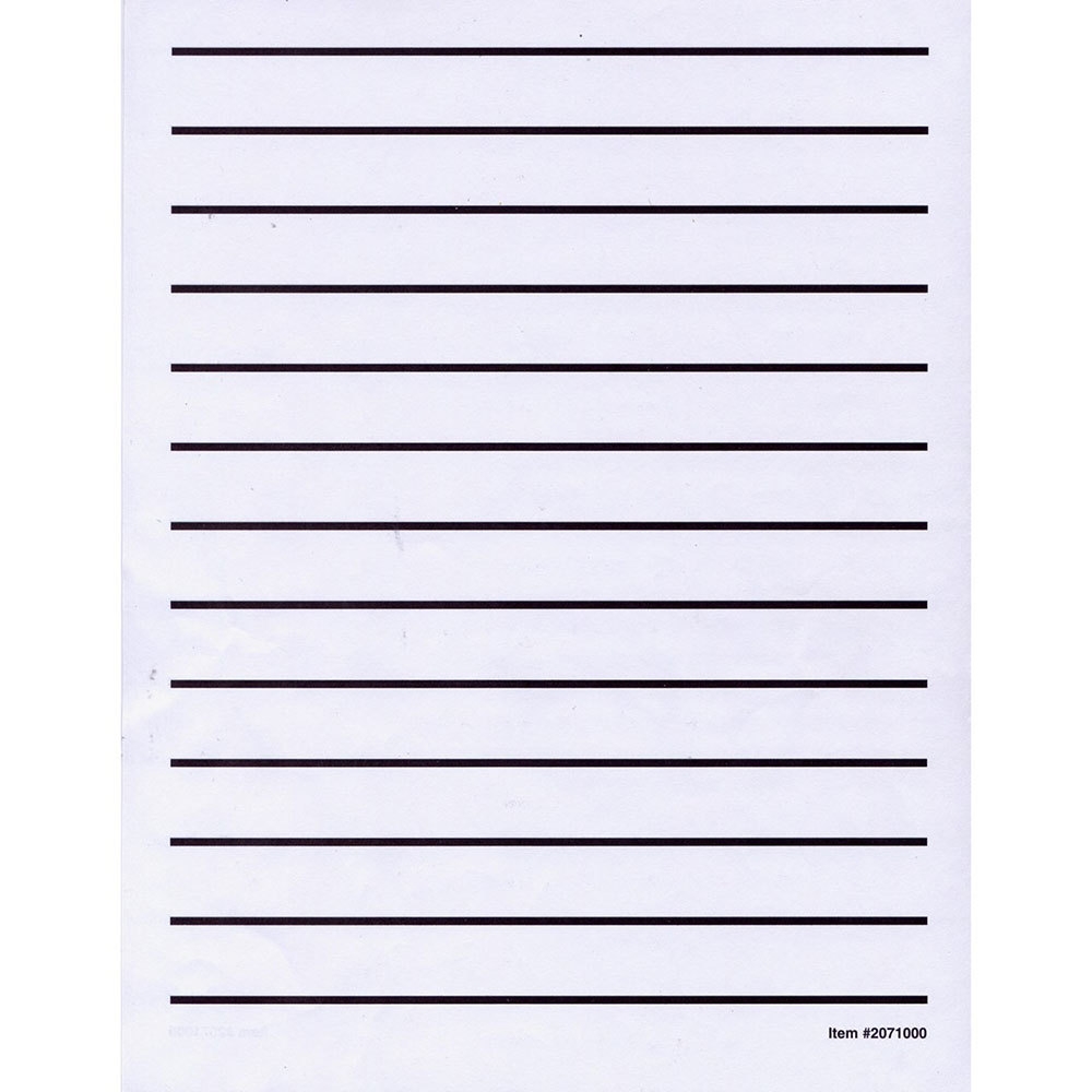 Low Vision Writing Paper Bold Line 1 Pad