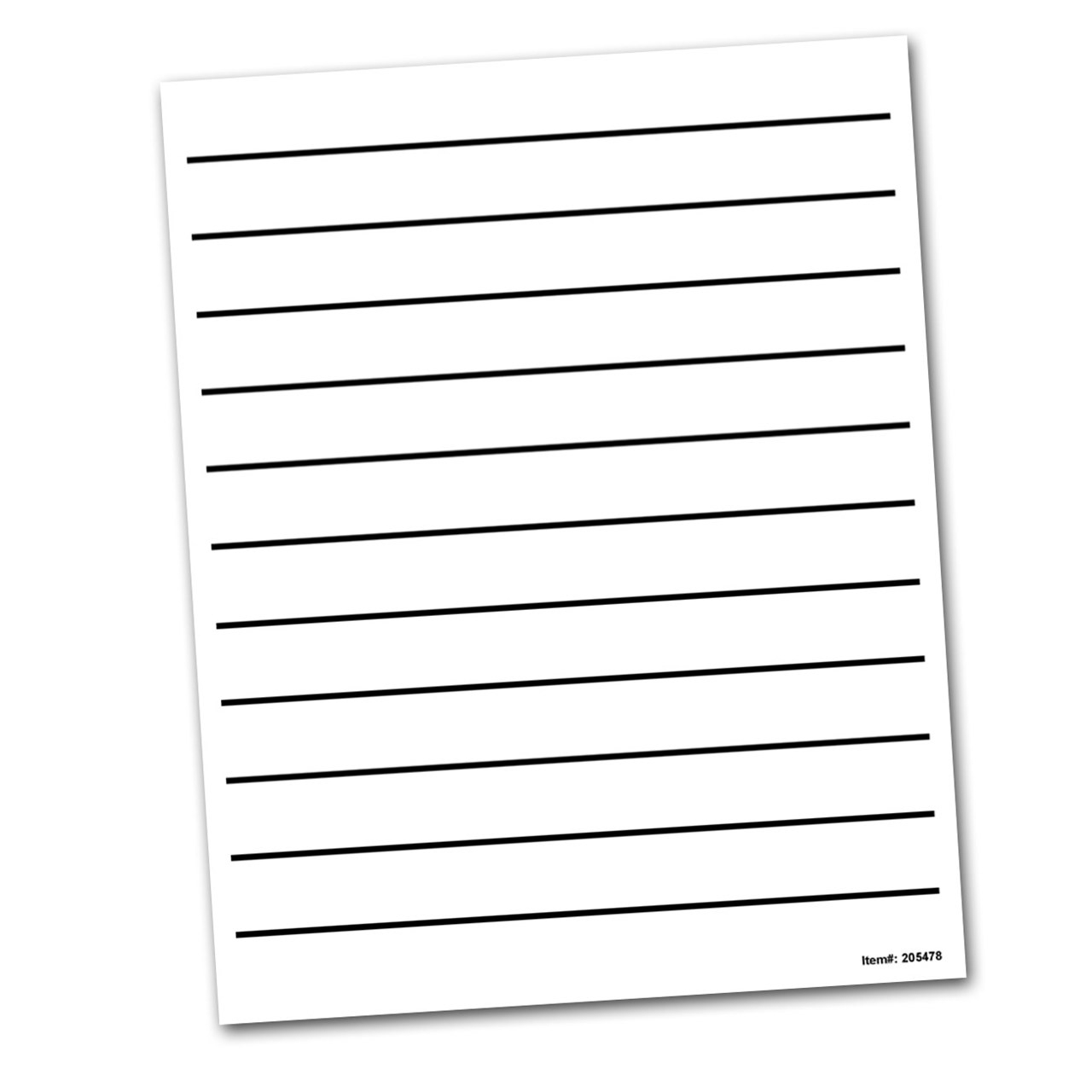 Magnifiers More Bold Lined Paper White