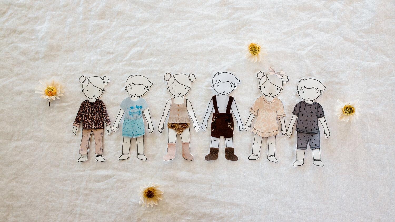 Printable Paper Doll Cutouts Free
