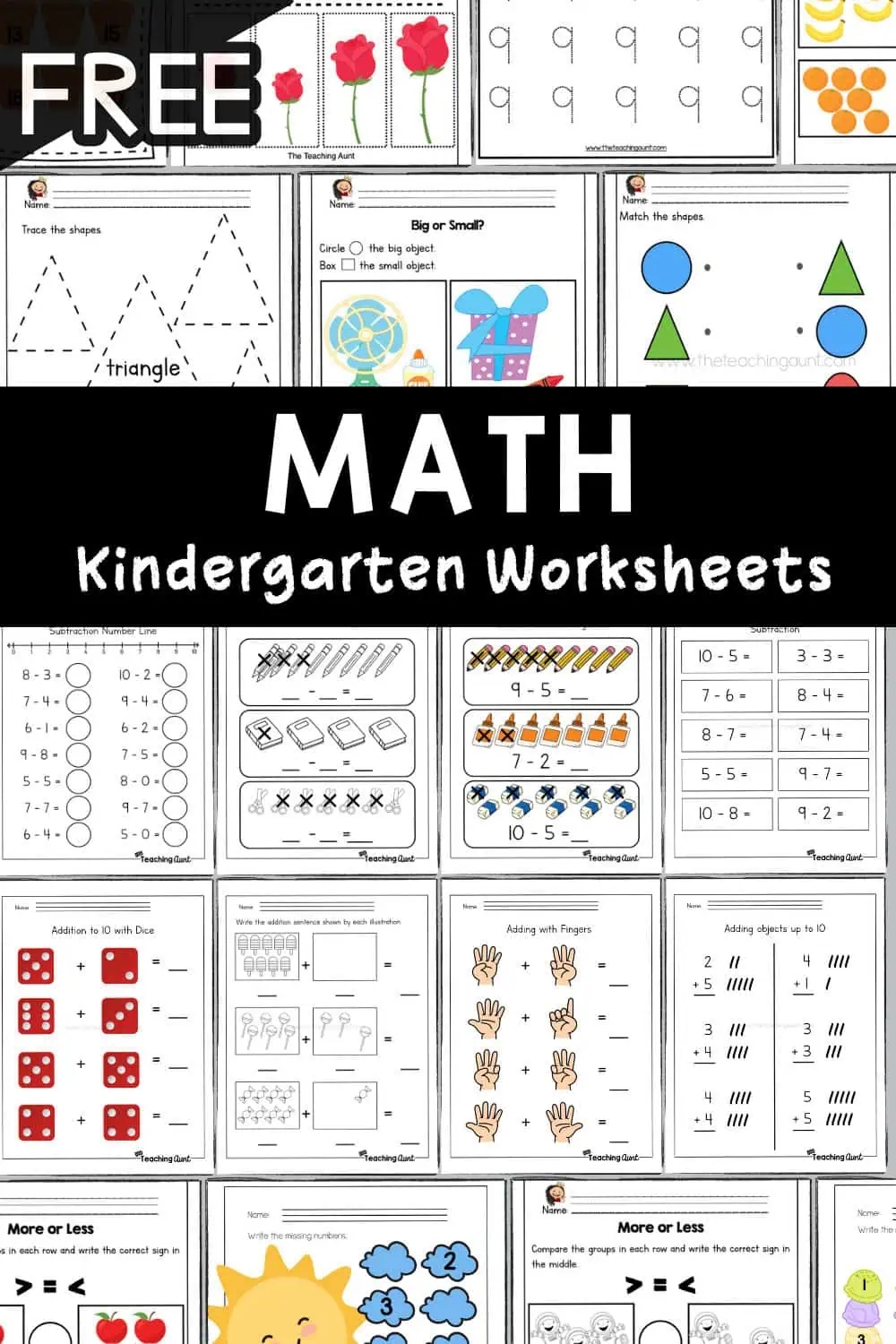 Preschool Math Worksheets Free Printable