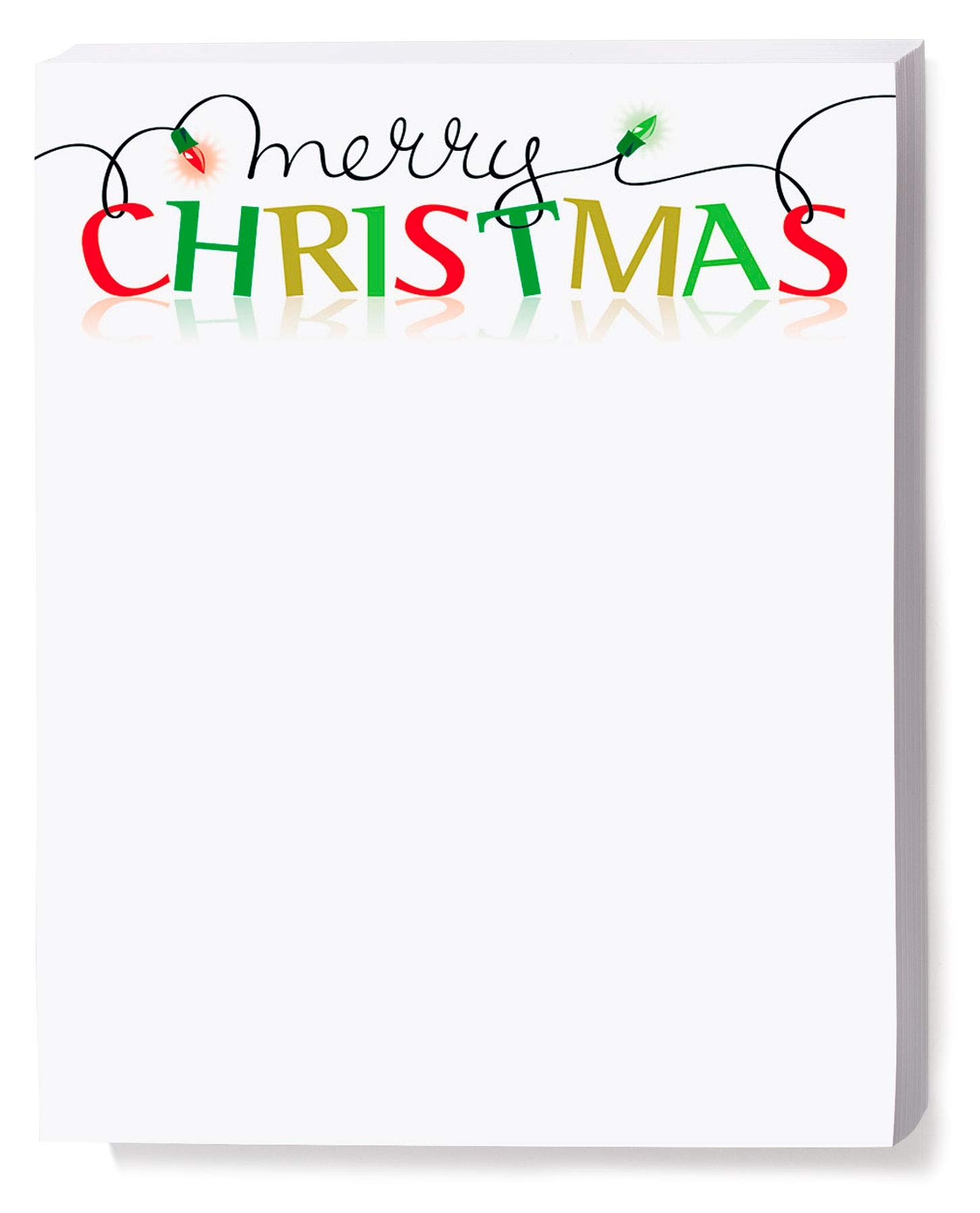 Merry Christmas Stationery 8 5 X 11 Inch Colour Printable Paper 25 Pack Christmas Designs Amazon de Stationery Office Supplies