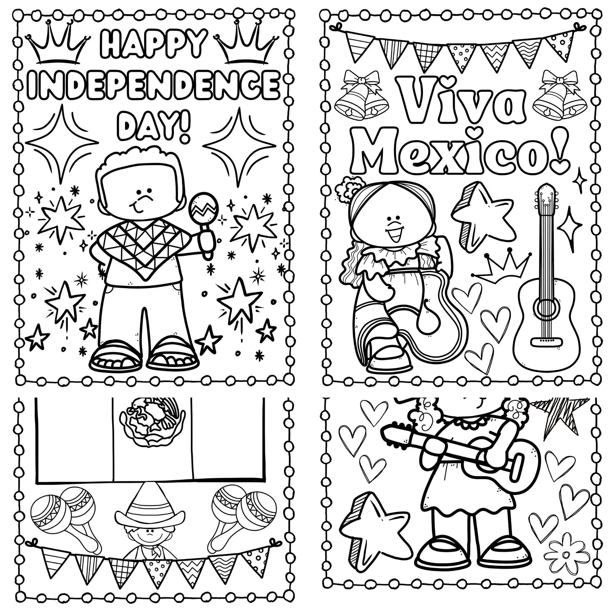 Free Printable Mexico Worksheets