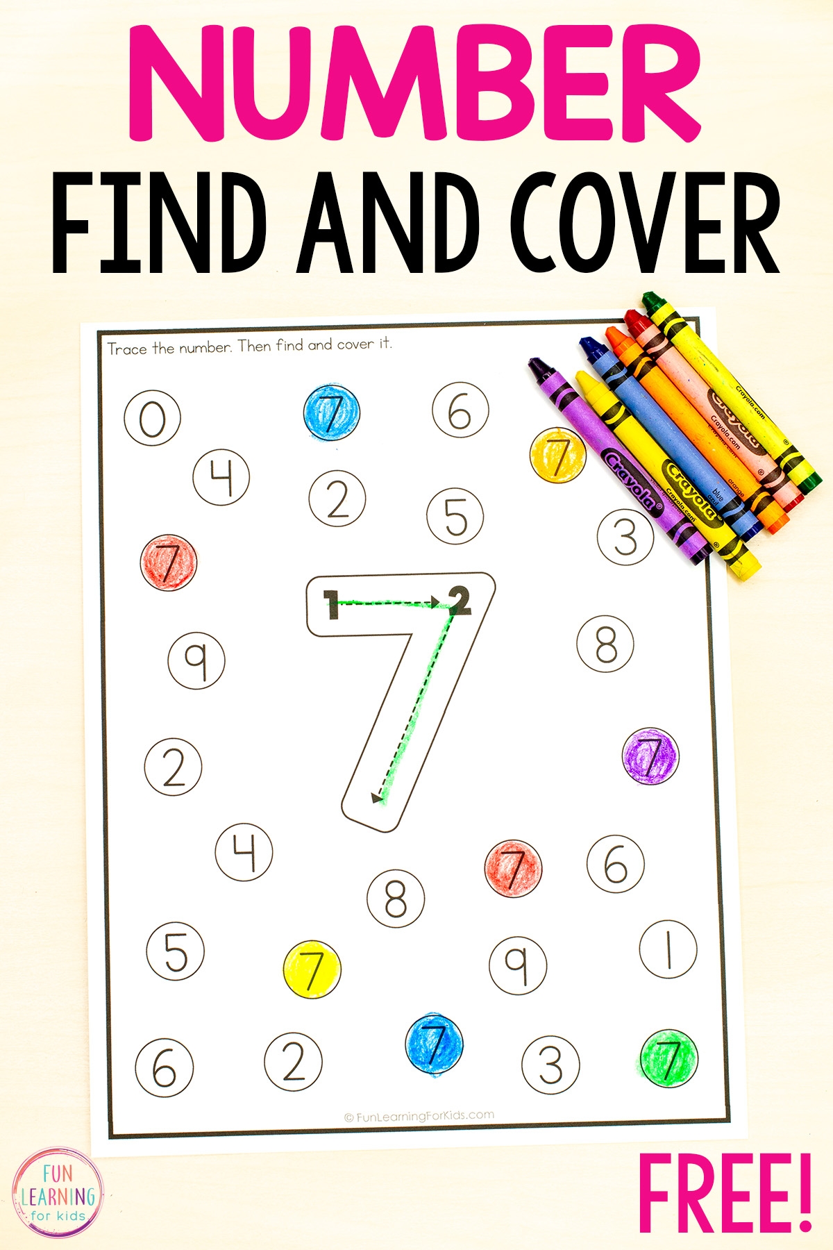 Free Printable Number Worksheets Preschool