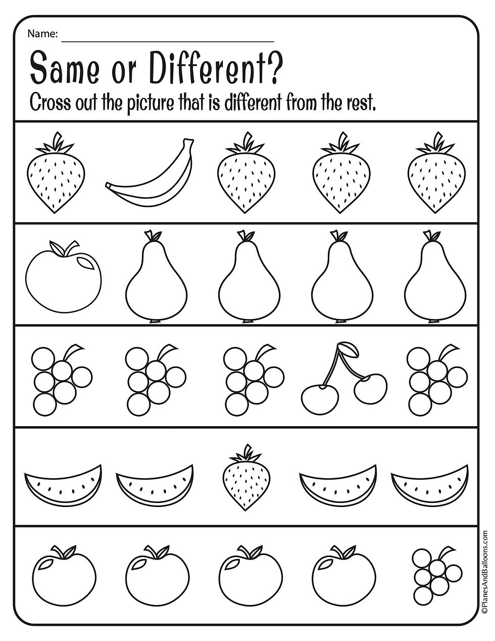 Worksheet Printables For Preschool