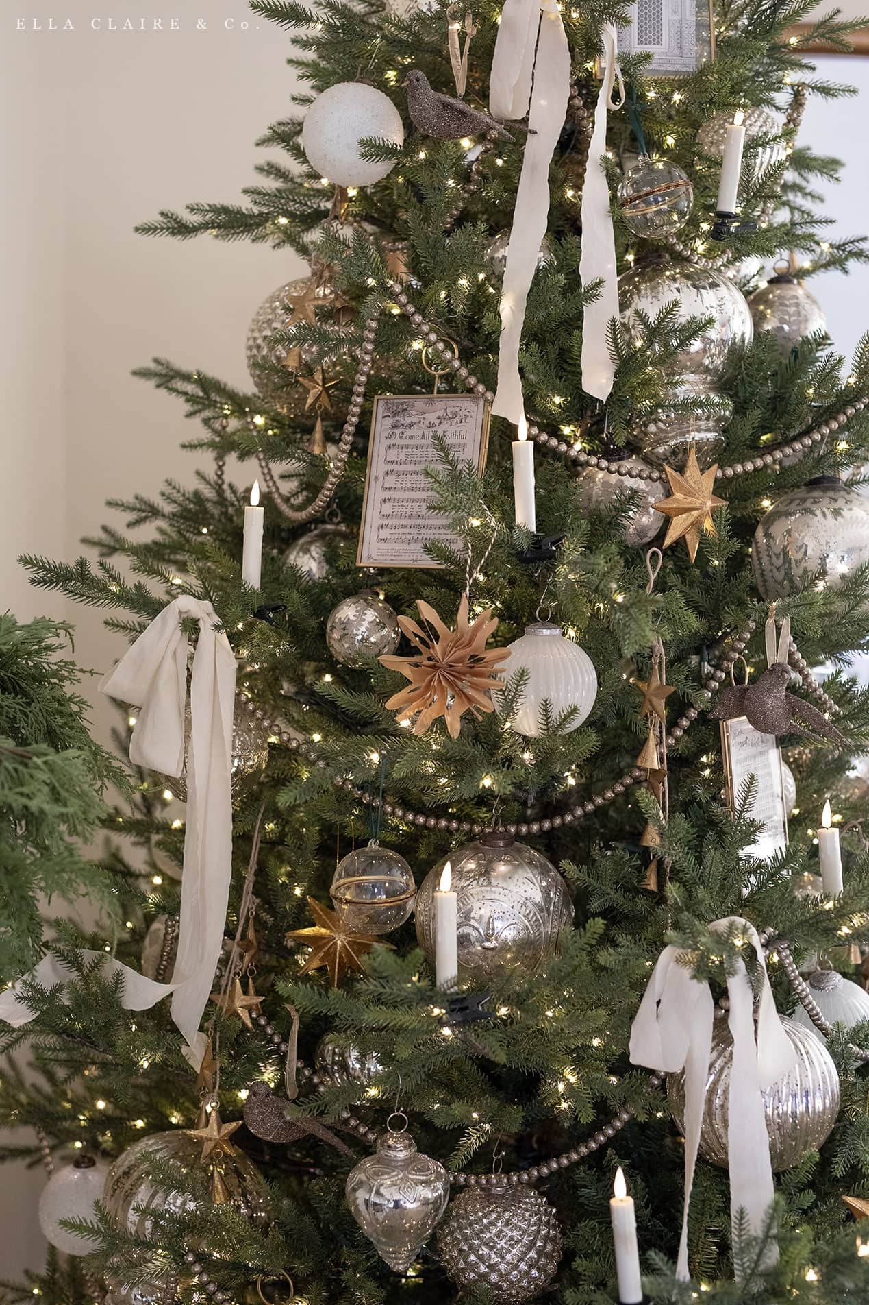 Paper Christmas Ornaments Free Printable Templates Ella Claire Co 