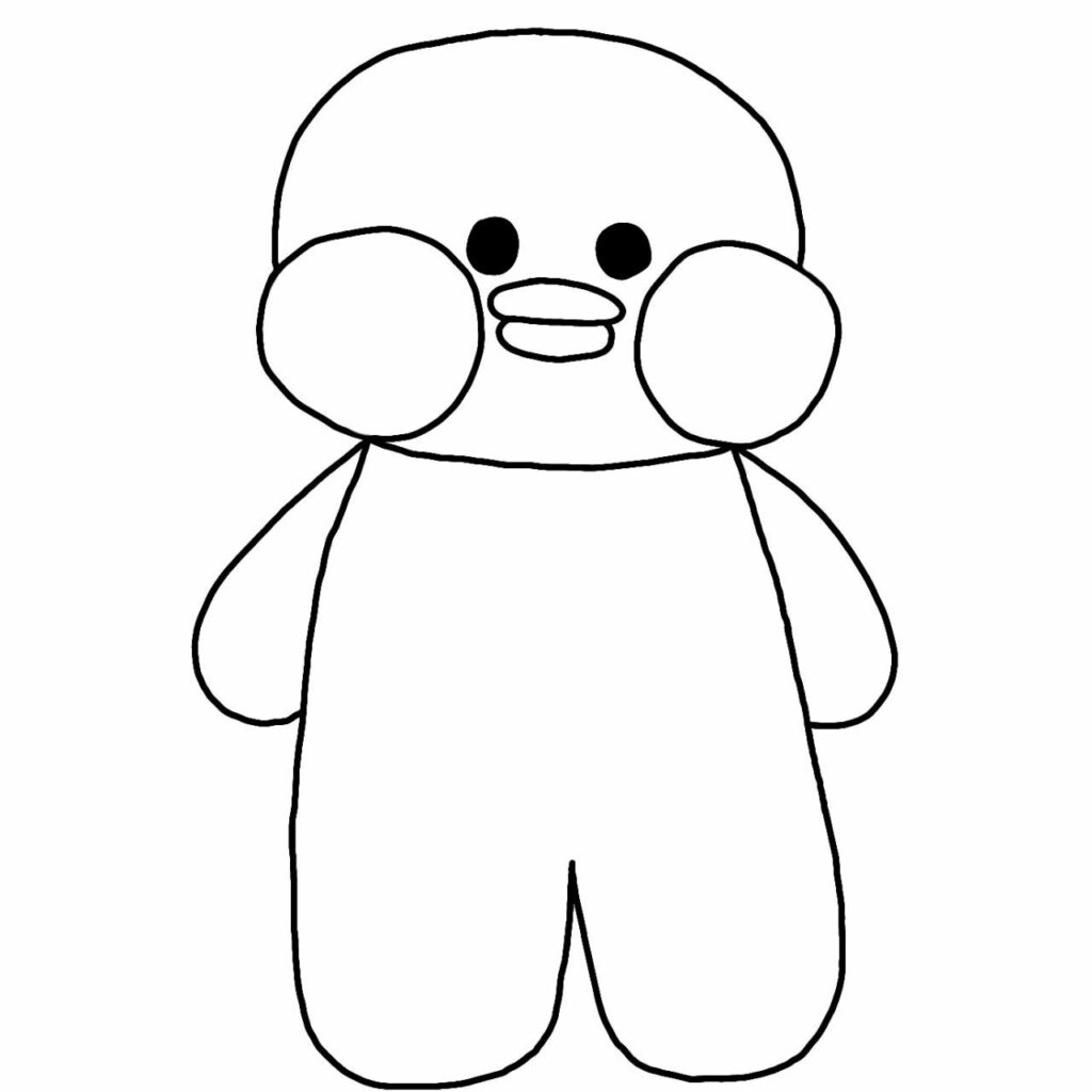 Paper Print Clothes For Lalafanfan Duck