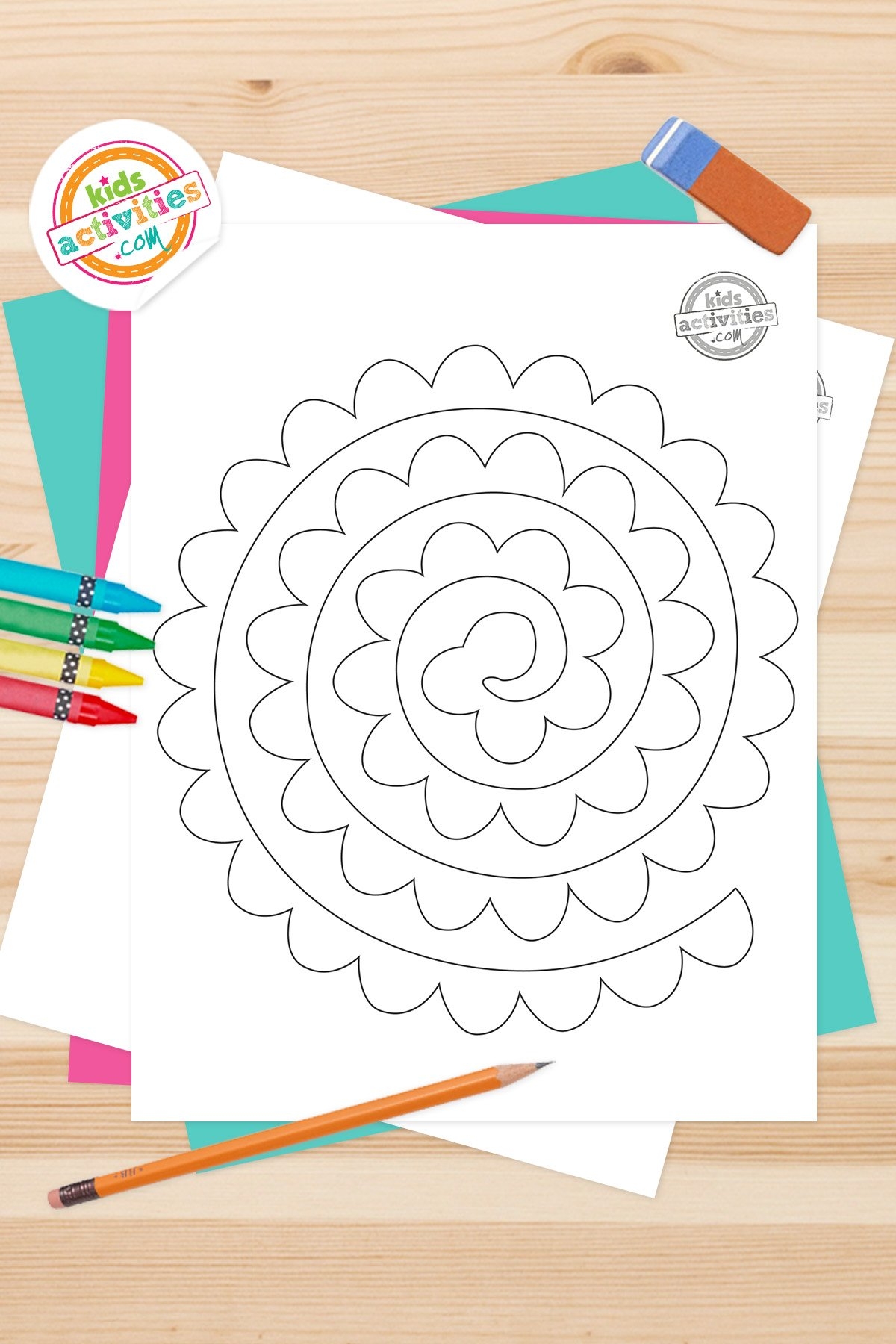 Paper Roses Free Printable Templates Kids Activities Blog