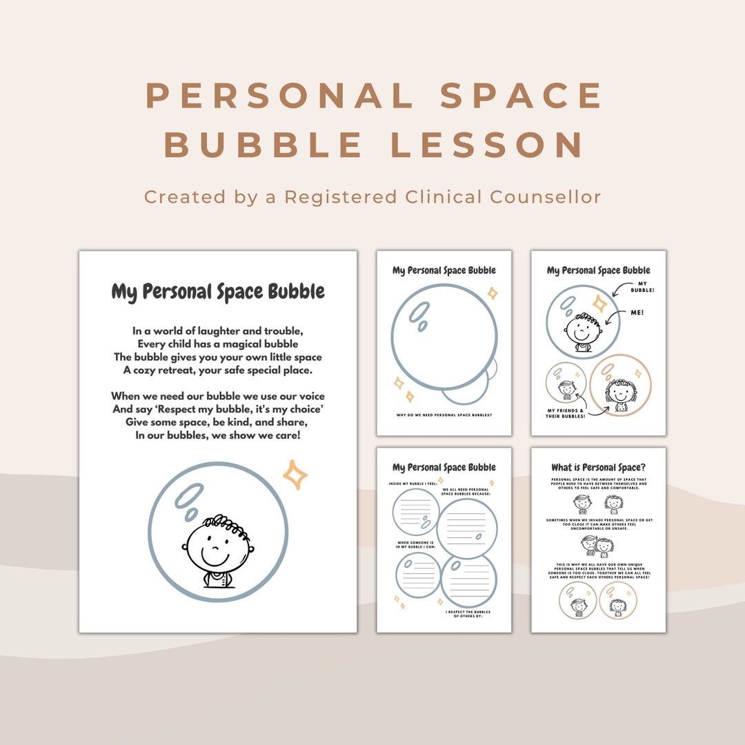 Personal Space Bubble Worksheets And Education For Teachers And Worksheets Library