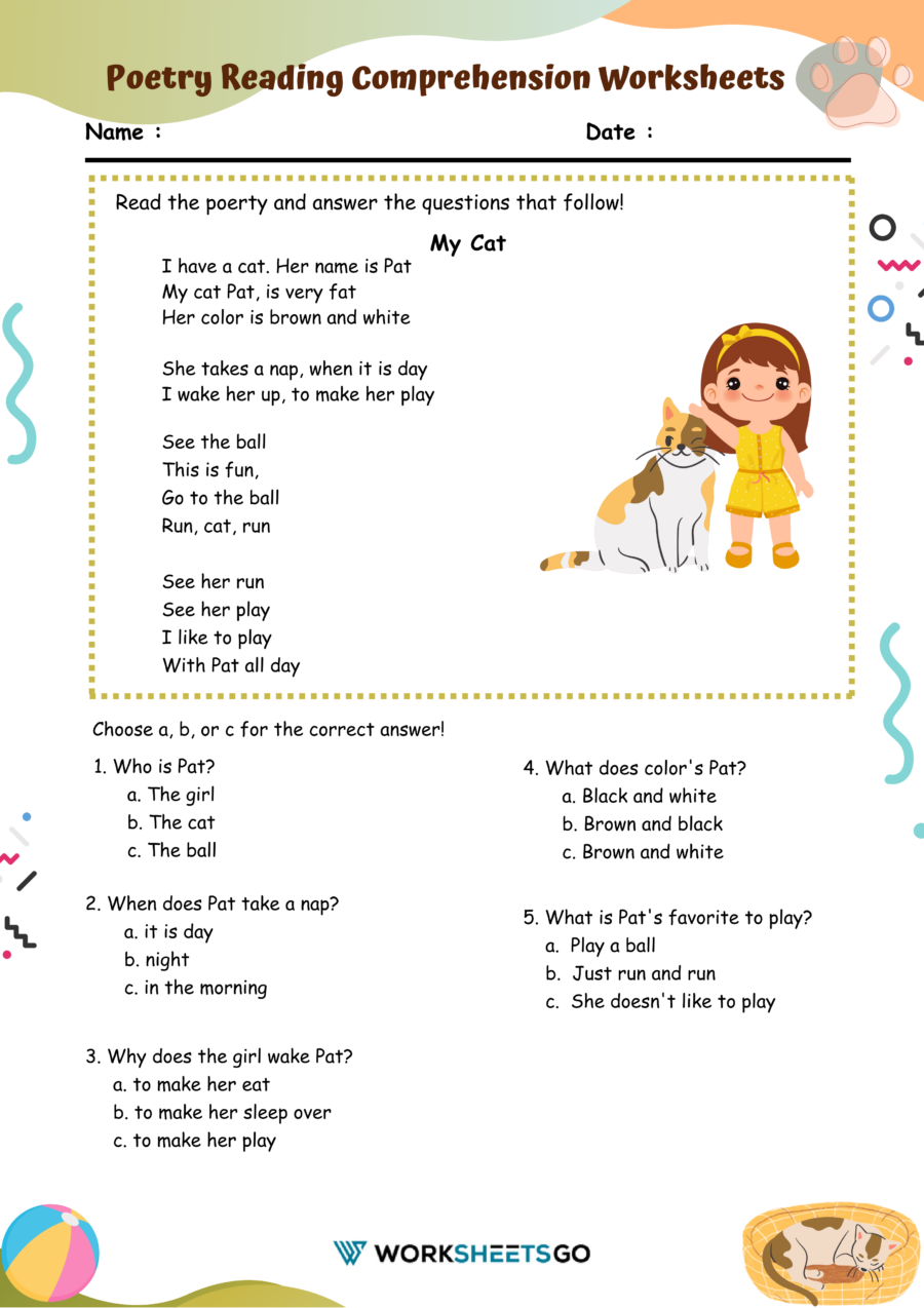 Free Printable 4th Grade Reading Comprehension Worksheets