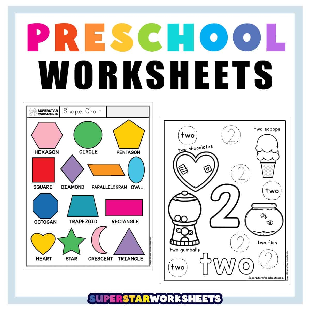 Printable Worksheets For Kindergarten Free