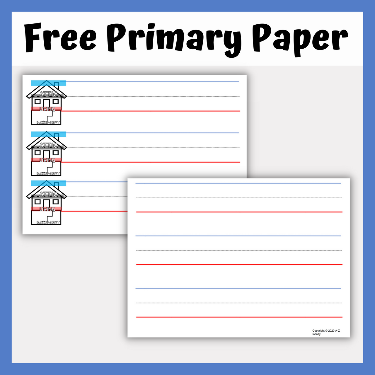 Print Primary Paper Worksheets Library